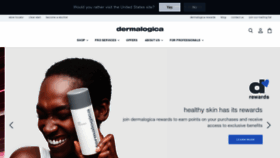 What Dermalogica.com.au website looked like in 2023 (1 year ago)