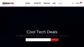 What Dealfuel.com website looked like in 2023 (1 year ago)