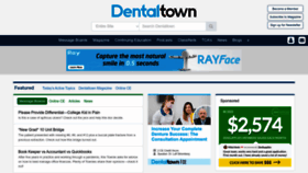 What Dentaltown.com website looked like in 2023 (1 year ago)