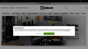 What Dekoria.pl website looked like in 2023 (1 year ago)