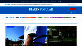 What Diariopopular.com.br website looked like in 2023 (1 year ago)
