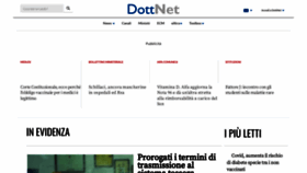 What Dottnet.it website looked like in 2023 (1 year ago)