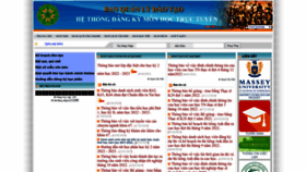What Daotao.vnua.edu.vn website looked like in 2023 (1 year ago)