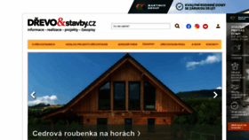 What Drevoastavby.cz website looked like in 2023 (1 year ago)