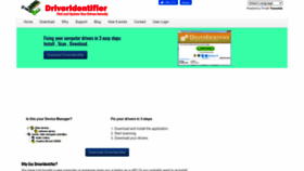 What Driveridentifier.com website looked like in 2023 (1 year ago)