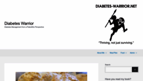 What Diabetes-warrior.net website looked like in 2023 (1 year ago)