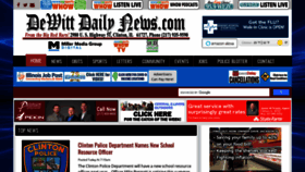What Dewittdailynews.com website looked like in 2023 (1 year ago)