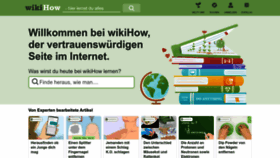 What De.wikihow.com website looked like in 2023 (1 year ago)