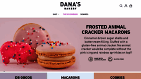 What Danasbakery.com website looked like in 2023 (1 year ago)