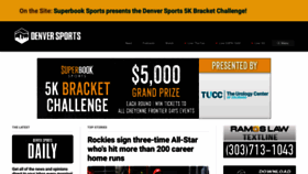 What Denversports.com website looked like in 2023 (1 year ago)
