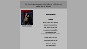 What Deutsche-liebeslyrik.de website looked like in 2023 (2 years ago)