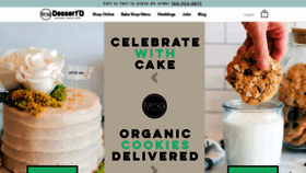 What Dessertd.com website looked like in 2023 (1 year ago)