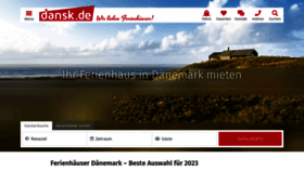 What Dansk.de website looked like in 2023 (3 years ago)