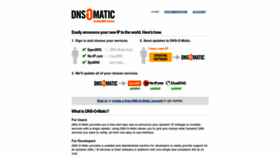 What Dnsomatic.com website looked like in 2023 (1 year ago)