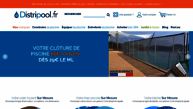 What Distripool.fr website looked like in 2023 (1 year ago)