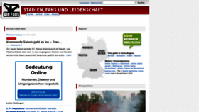 What Die-fans.de website looked like in 2023 (1 year ago)
