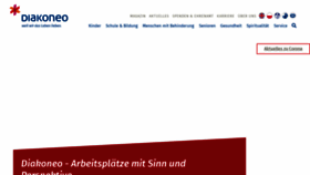 What Diakoneo.de website looked like in 2023 (3 years ago)