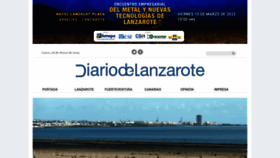 What Diariodelanzarote.com website looked like in 2023 (1 year ago)