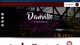 What Danville-va.gov website looked like in 2023 (1 year ago)