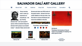 What Dali-gallery.com website looked like in 2023 (1 year ago)