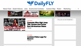 What Dailyfly.com website looked like in 2023 (1 year ago)