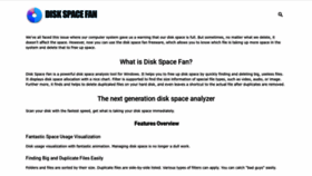 What Diskspacefan.com website looked like in 2023 (1 year ago)