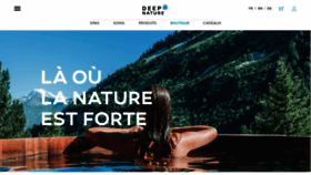 What Deepnature.fr website looked like in 2023 (1 year ago)