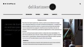 What Delikatissen.com website looked like in 2023 (1 year ago)