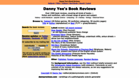 What Dannyreviews.com website looked like in 2023 (1 year ago)