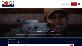 What Dogsondeployment.org website looked like in 2023 (1 year ago)