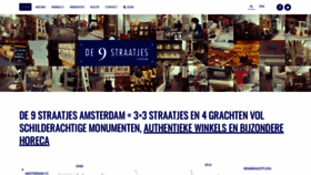 What De9straatjes.nl website looked like in 2023 (1 year ago)