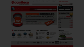 What Domiteca.com website looked like in 2023 (1 year ago)