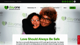 What Dayoneny.org website looked like in 2023 (2 years ago)