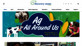 What Discoverycentermuseum.org website looked like in 2023 (1 year ago)