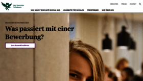 What Deutscher-schulpreis.de website looked like in 2023 (1 year ago)