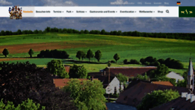What Dennenlohe.de website looked like in 2023 (1 year ago)