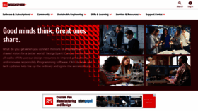 What Designspark.com website looked like in 2023 (1 year ago)
