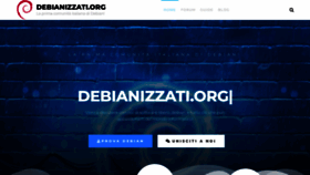 What Debianizzati.org website looked like in 2023 (2 years ago)