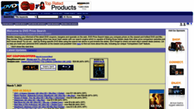 What Dvdpricesearch.com website looked like in 2023 (1 year ago)