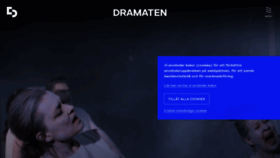 What Dramaten.se website looked like in 2023 (1 year ago)