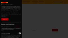 What Dpdhl.jobs website looked like in 2023 (2 years ago)