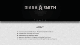 What Diana-adrianne.com website looked like in 2023 (1 year ago)