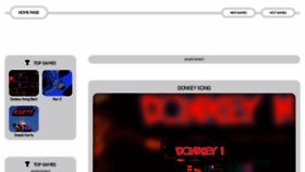 What Donkey-kong.io website looked like in 2023 (1 year ago)