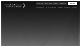 What Destinationirvine.com website looked like in 2023 (1 year ago)