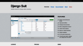 What Djangosuit.com website looked like in 2023 (1 year ago)