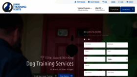 What Dogtrainingelite.com website looked like in 2023 (1 year ago)