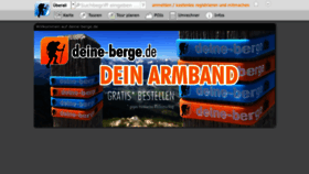 What Deine-berge.de website looked like in 2023 (1 year ago)