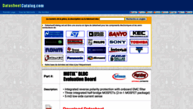 What Datasheetcatalog.net website looked like in 2023 (2 years ago)