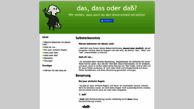 What Das-dass.de website looked like in 2023 (1 year ago)