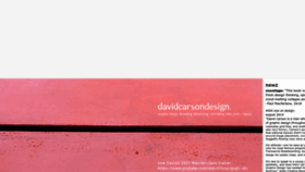 What Davidcarsondesign.com website looked like in 2023 (1 year ago)